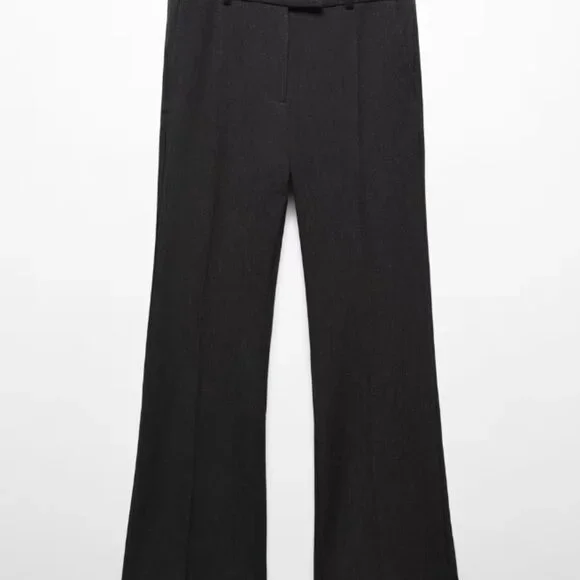 Mango Gray Bootcut Pants - Picture 3 of 6